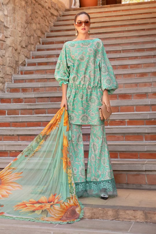 Mariaa.B Printed Embroidered Lawn Collection 3 piece Unstitched