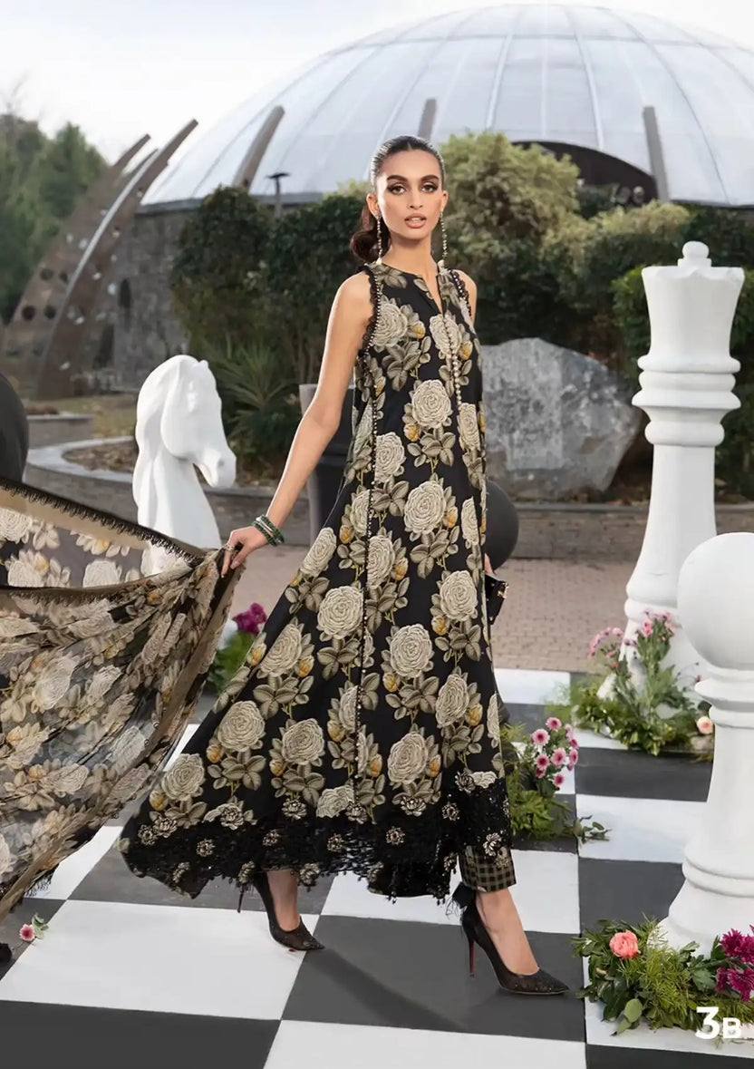 Mariaa B Embroidered Lawn 3 Piece Unstitched