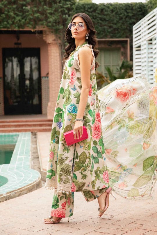 Mariaa.B Printed Embroidered Lawn Collection 3 piece Unstitched
