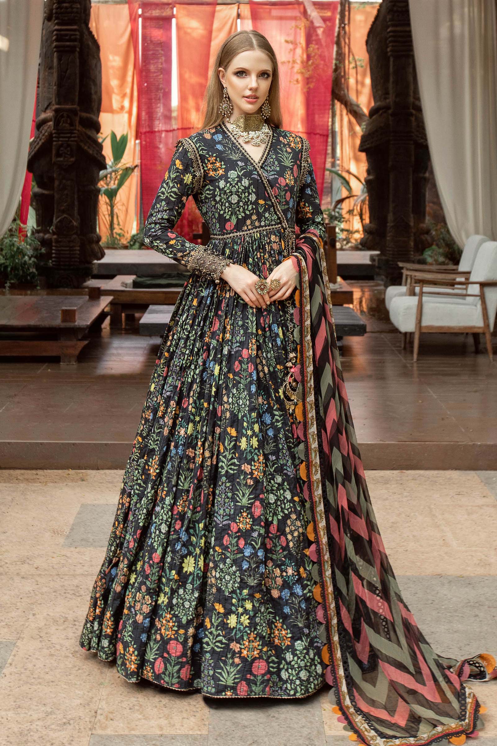 Mariaa.B Embroidered Lawn 3 Piece Unstitched