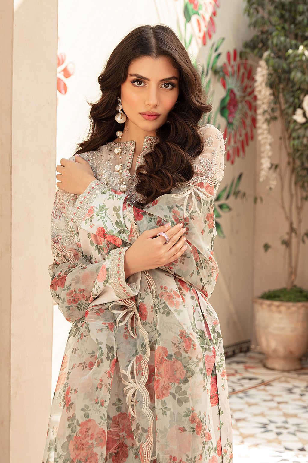 Vaniya Luxury Embroidery Swiss Lawn 3 Piece Unstitched