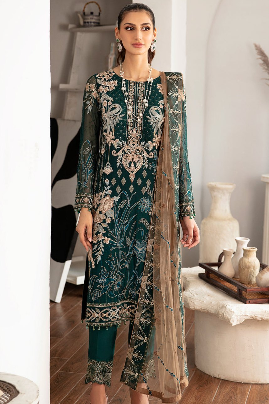 Embroidered Chiffon By Ramsha - Unstitched