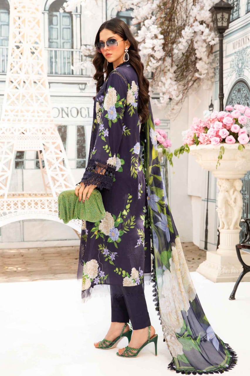 Mariaa B Summer Collection Lawn Embroidery 3Piece Unstitched