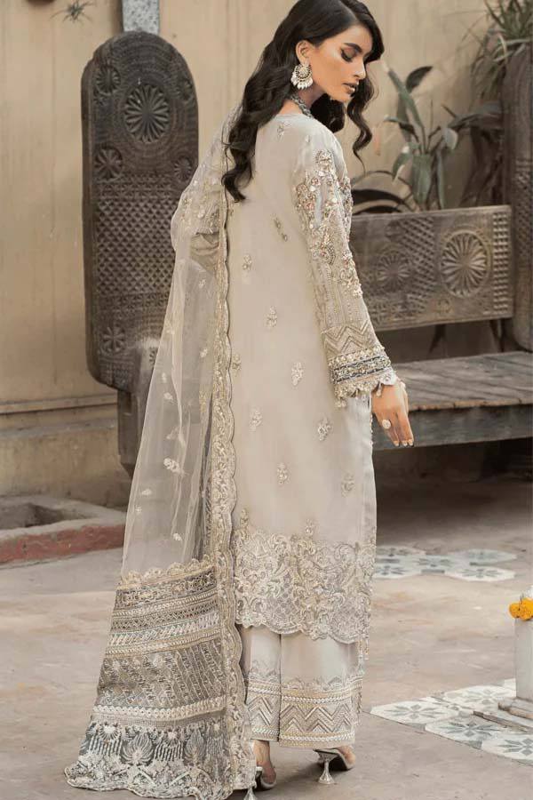 Imrozia Luxury Organza Collection Hand Work Embroidered 3 Piece Unstitched