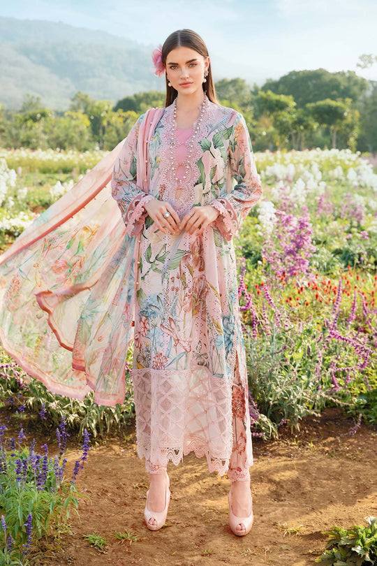 Mariaa B Lawn Luxury Collection Embroidered 3 piece Unstitched