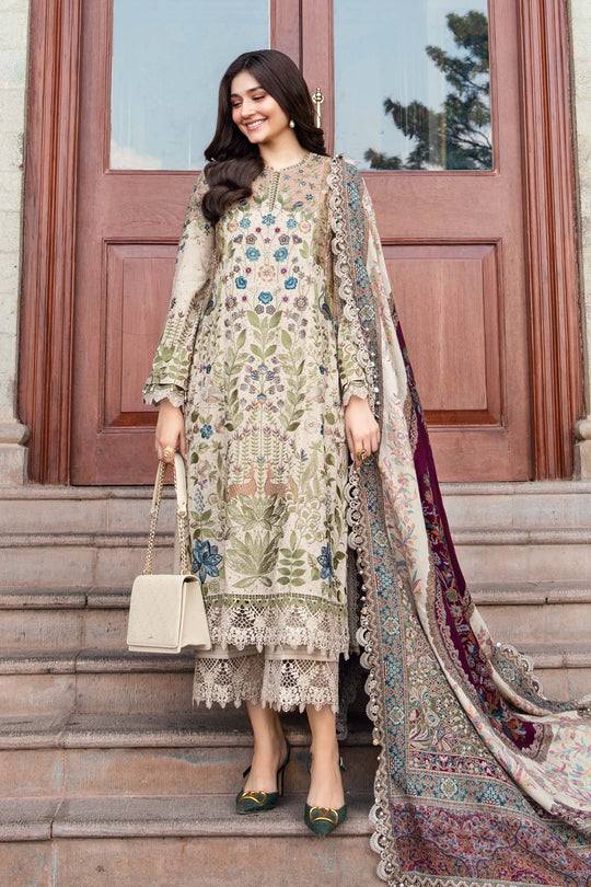 Mariaa B Lawn Luxury Collection Embroidered 3 piece Unstitched