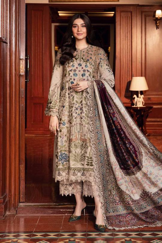Mariaa B Lawn Luxury Collection Embroidered 3 piece Unstitched