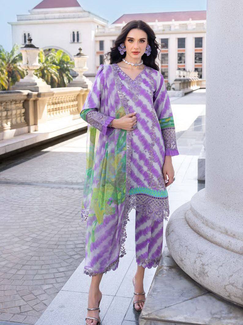 Charizma Embroiderey Lawn Collection 3 Piece Unstitched