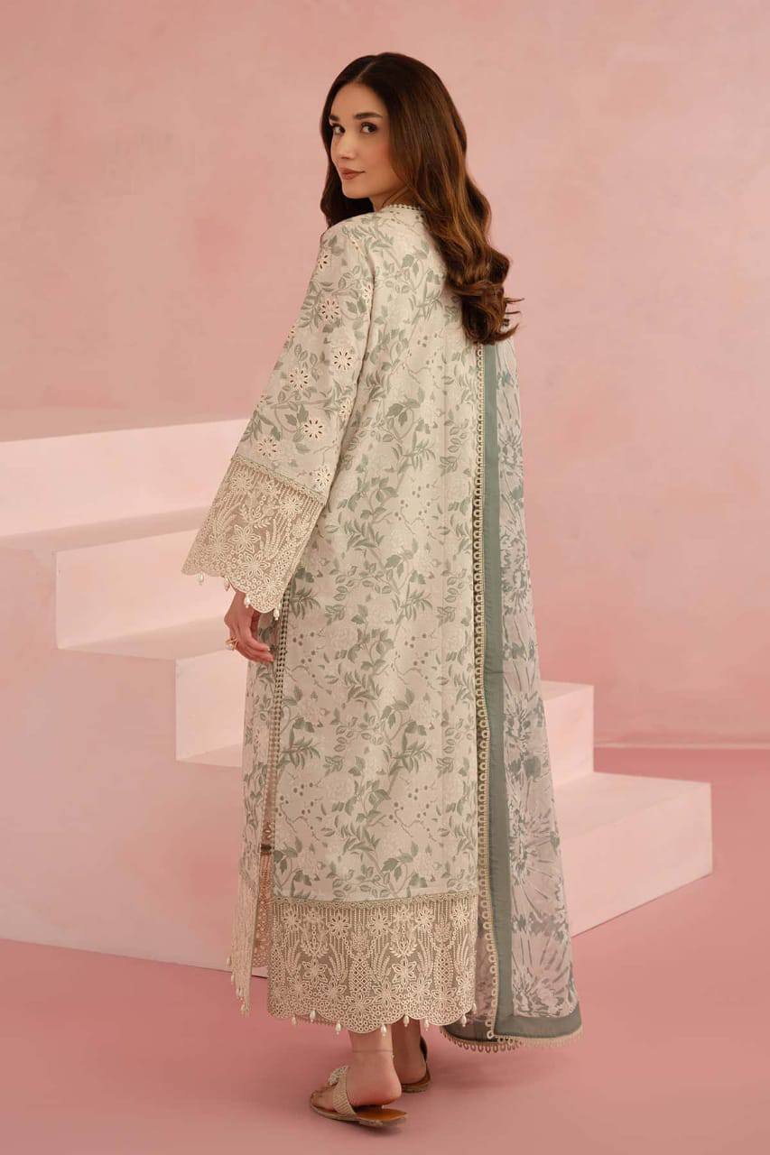 Afroze Embroidered Lawn 3 Piece Unstitched Dress