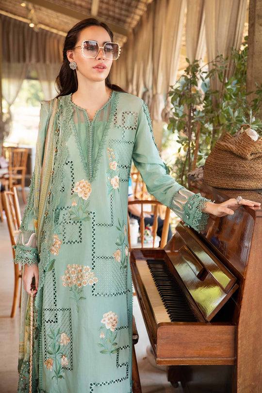 Mariaa B Lawn Embroidered 3 Piece Unstitched