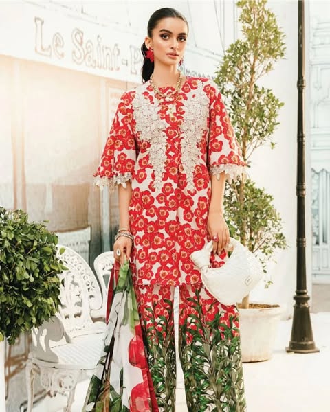 Mariaa B Summer Collection Lawn Embroidery 3Piece Unstitched