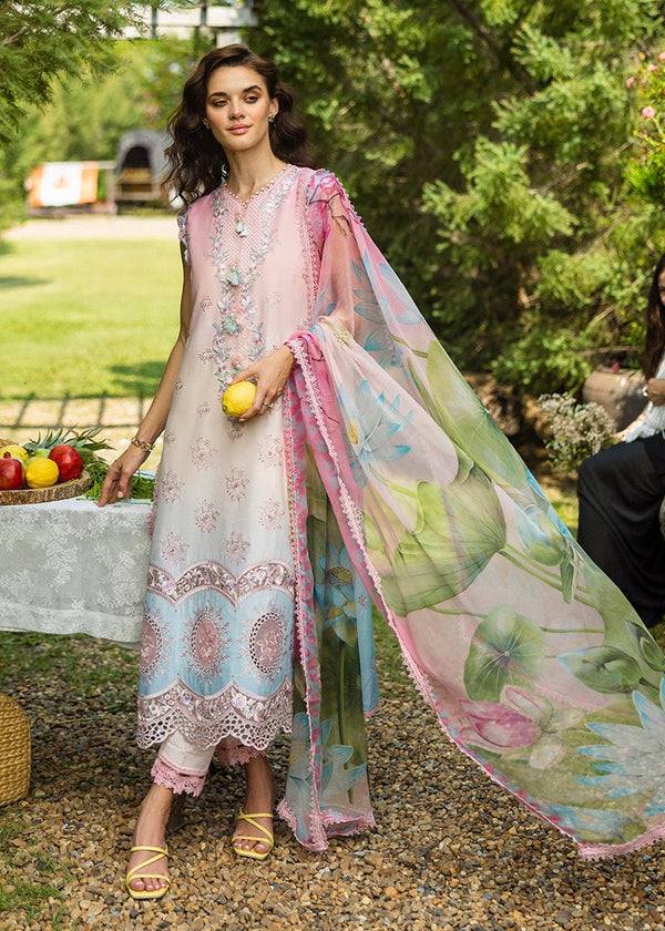 Mushq Luxury Lawn Embroidery Collection 3 Piece Unstitched