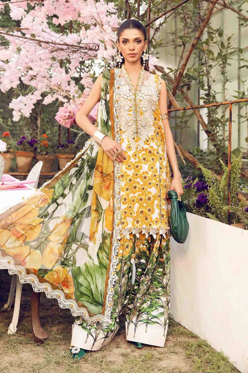 Mariaa B Summer Collection Lawn Embroidery 3Piece Unstitched