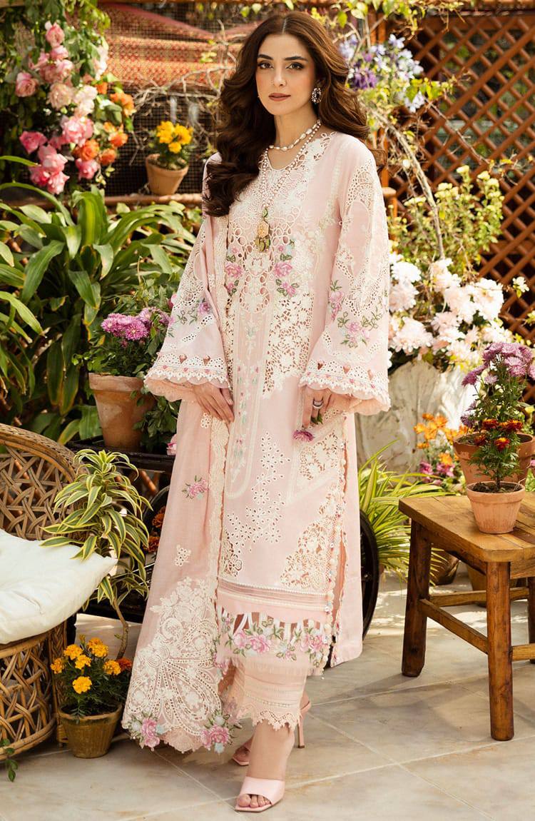Elaf New Arrival Luxury Lawn Embroidery 3 Piece Unstitched