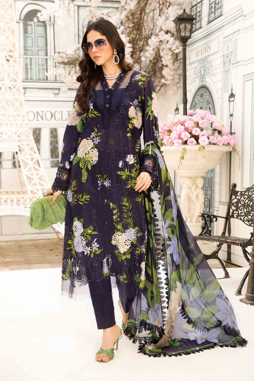 Mariaa B Summer Collection Lawn Embroidery 3Piece Unstitched