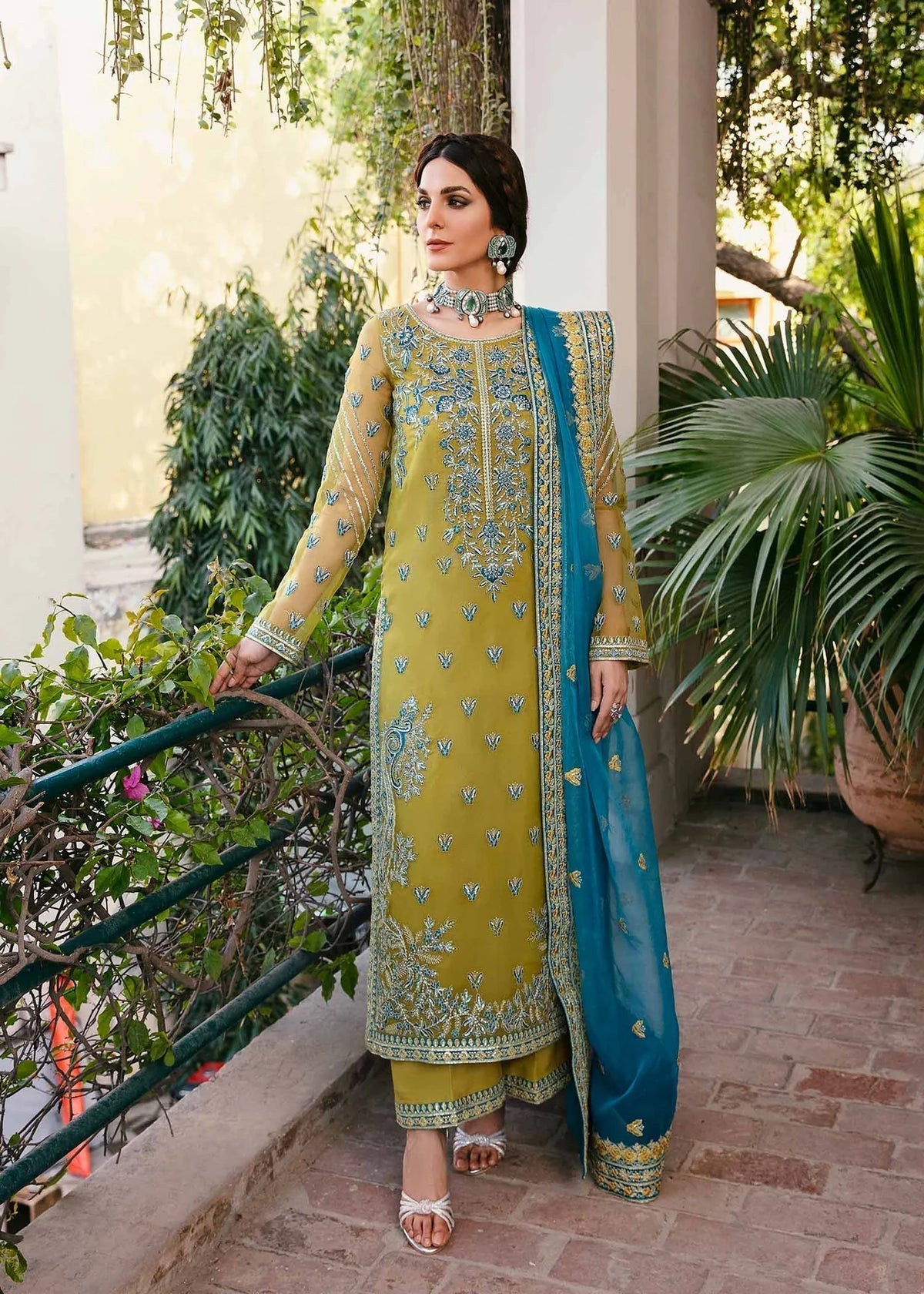 Davina by Akbar Aslam - 3 piece Unstitched