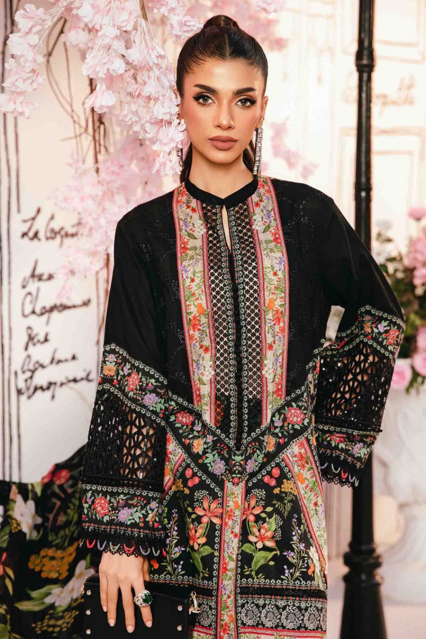 Mariaa B Summer Collection 2025 Lawn Embroidery 3Piece Unstitched