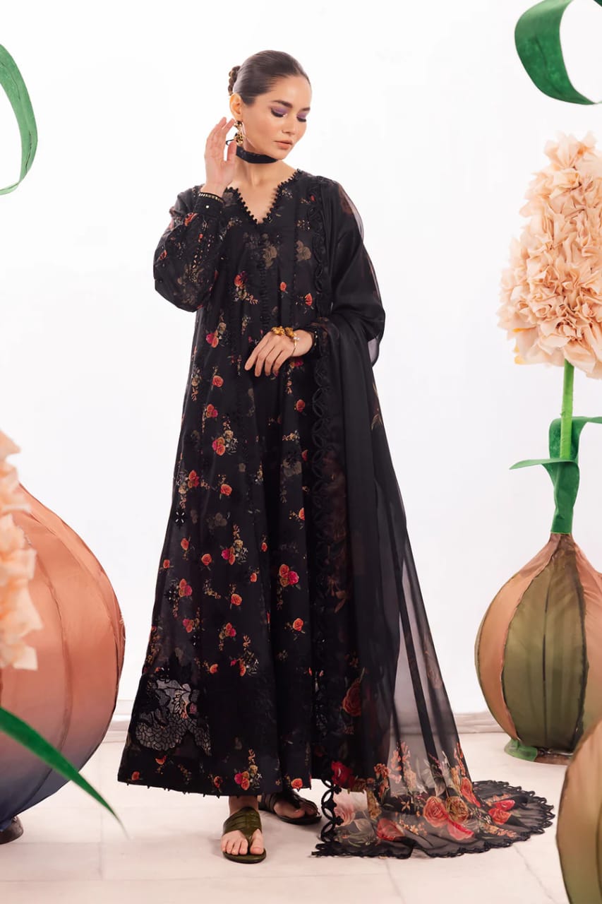 Iznik by Dahlia Embroidered Lawn Dress 3 Piece Unstitched
