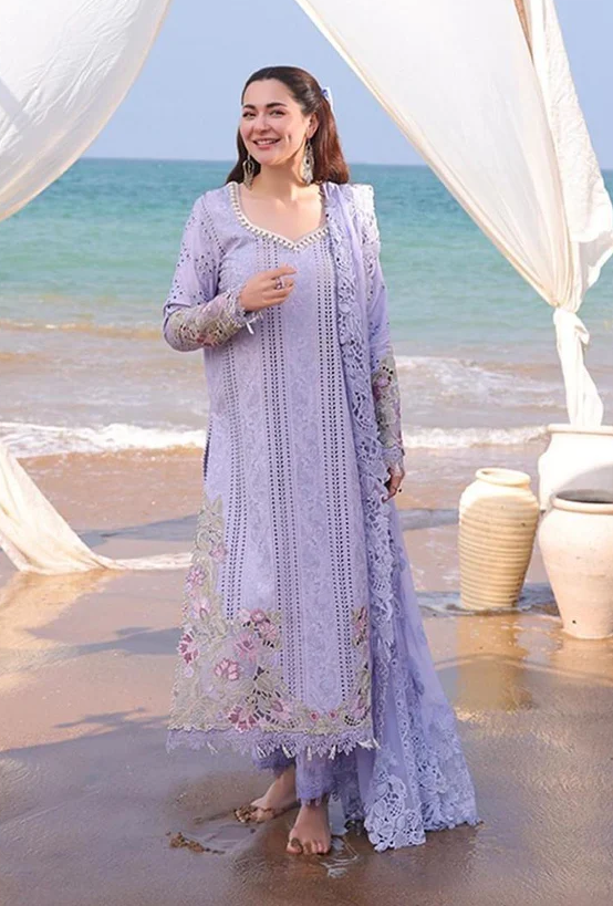 Imrozia Luxury Embroidered Lawn Unstitched Collection SL 78 Feeha Serene