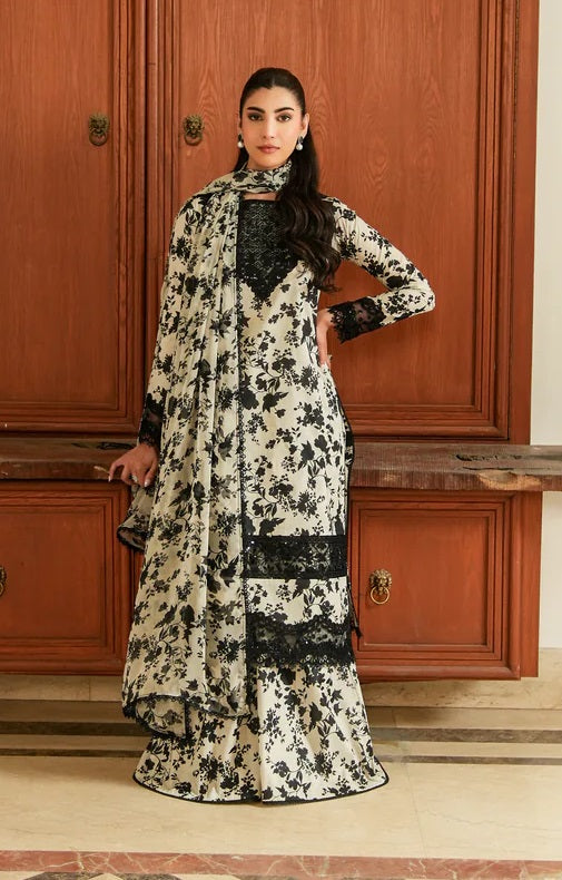 Aneela's Collection Swiss Luxury Lawn Embroidered 3 Piece Unstitched